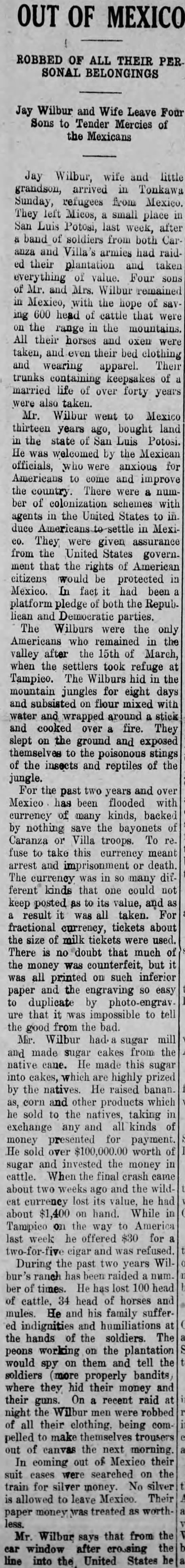 Out of Mexico
