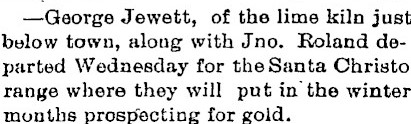 George Jewett clipping