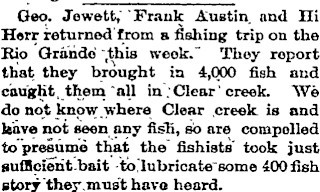 George Jewett clipping