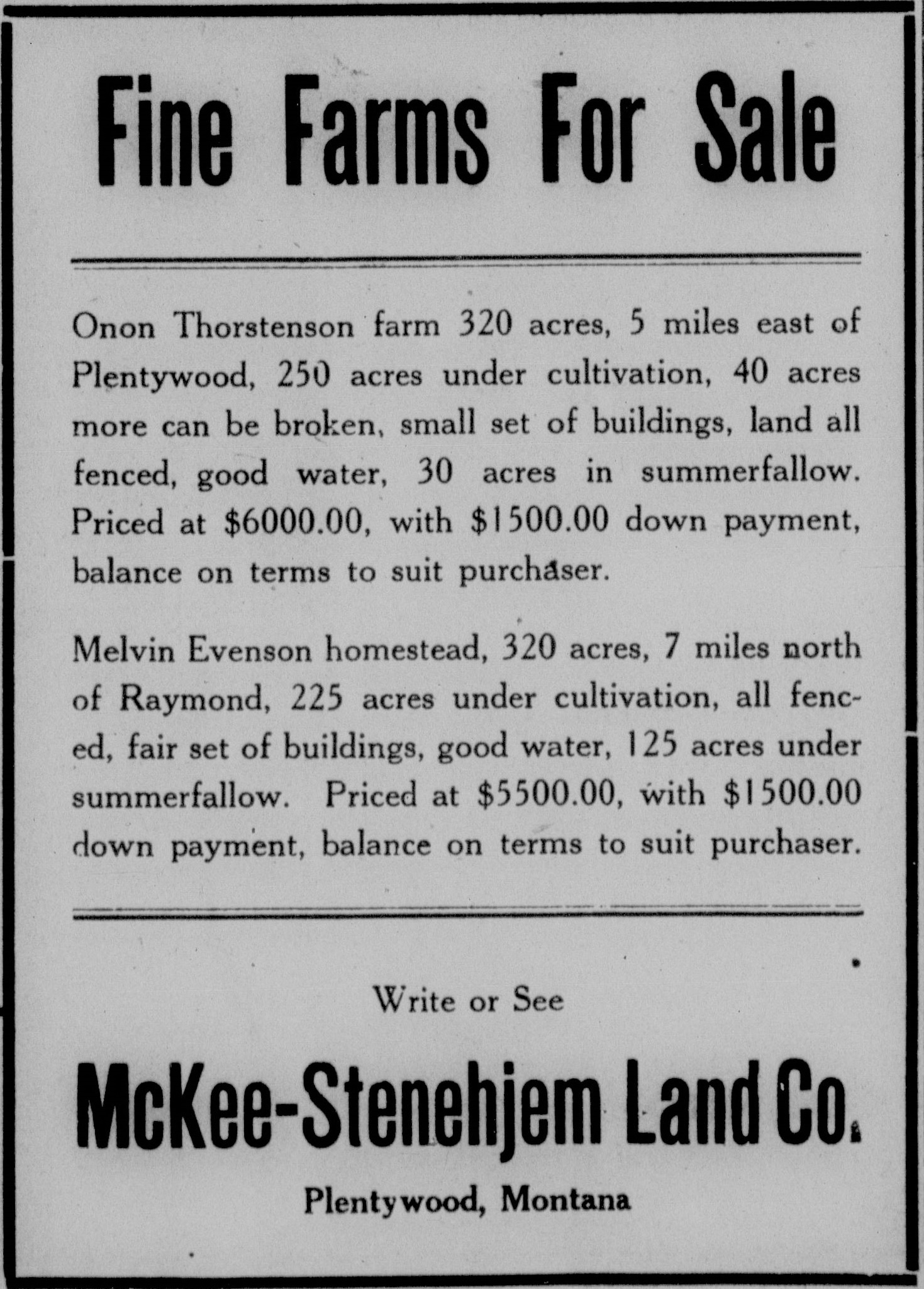 Farm For Sale