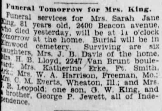 Sarah Jewett clipping